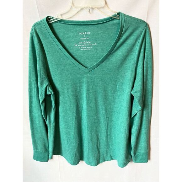 Torrid Classic Fit Long Sleeve Tee - Picture 1 of 16